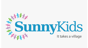 logo for sunny kids