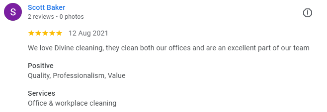Google Review from Scott Baker