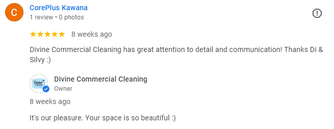 Google Review from coreplus kawana