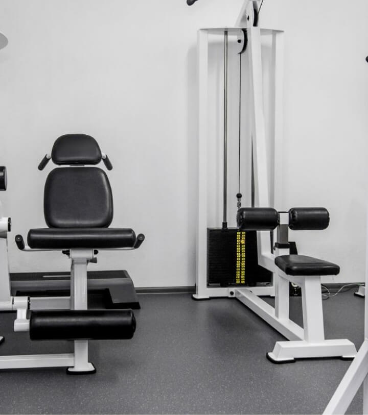 another image of gym equipment bars