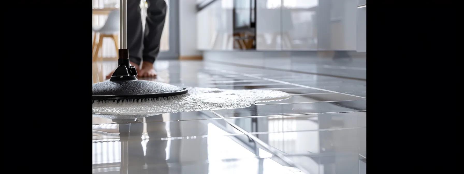 an immaculate, modern kitchen features a close-up of gleaming white tile grout being meticulously cleaned with a professional-grade tool, highlighting the contrast between the pristine surfaces and the deep, restored grout lines. an immaculate, modern kitchen features a close-up of gleaming white tile grout being meticulously cleaned with a professional-grade tool, highlighting the contrast between the pristine surfaces and the deep, restored grout lines.