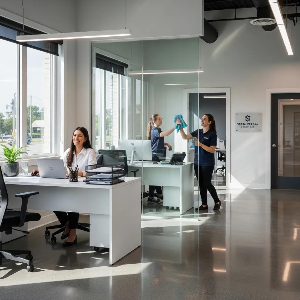 Well-maintained commercial space showing benefits of tailored cleaning for cost savings