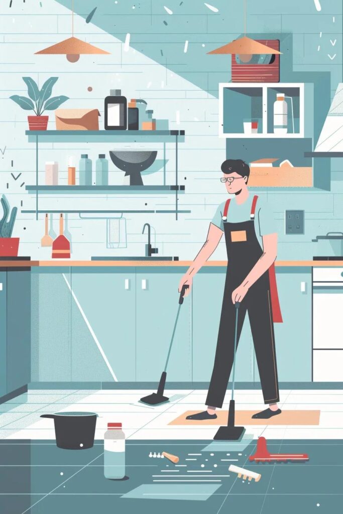 Graphic showing main influences on cleaning costs such as size and frequency