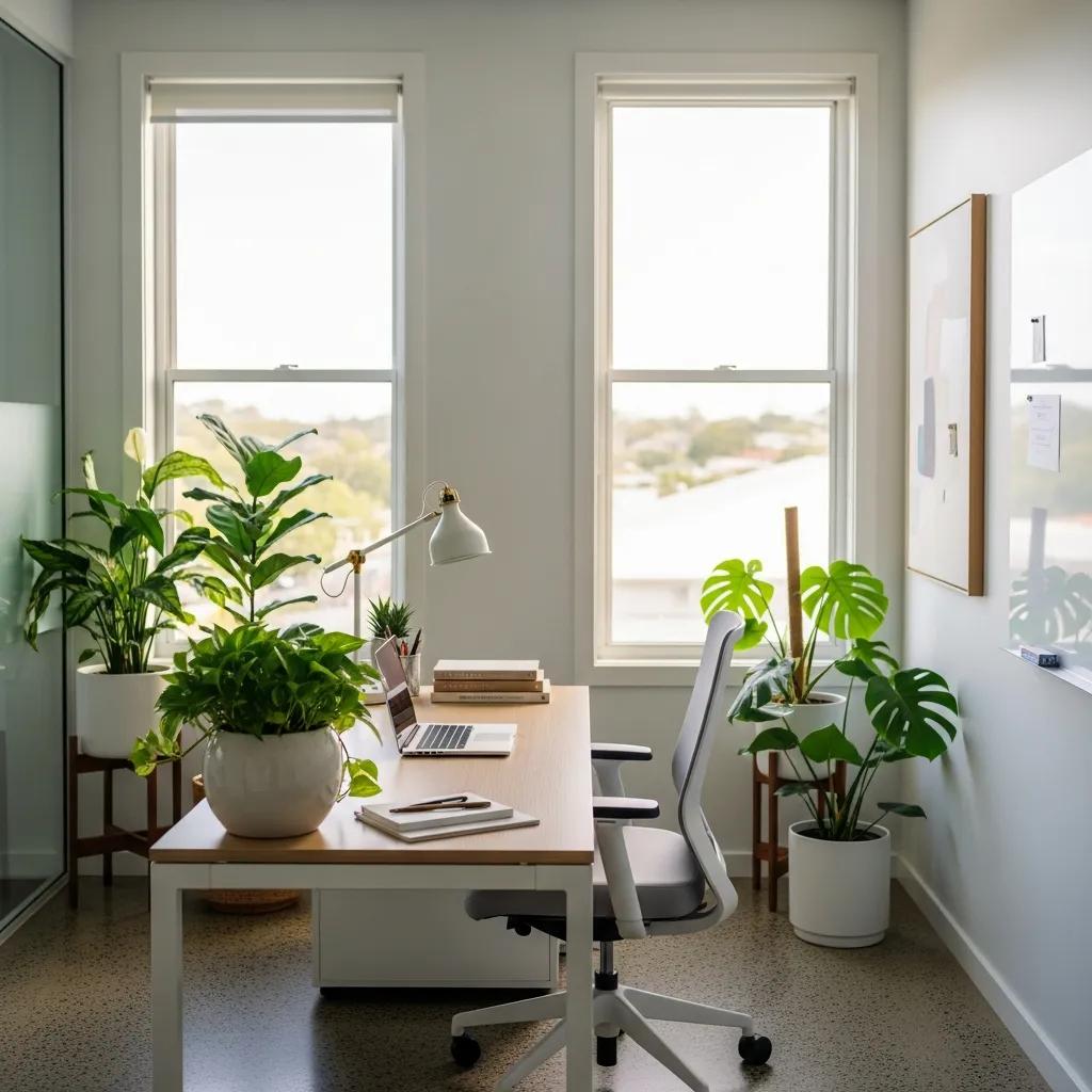Clean office space in Carseldine promoting productivity and professionalism