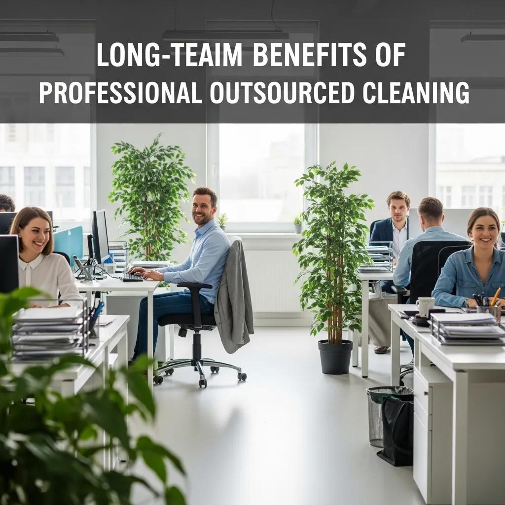 A tidy office that demonstrates the benefits of professional outsourced cleaning