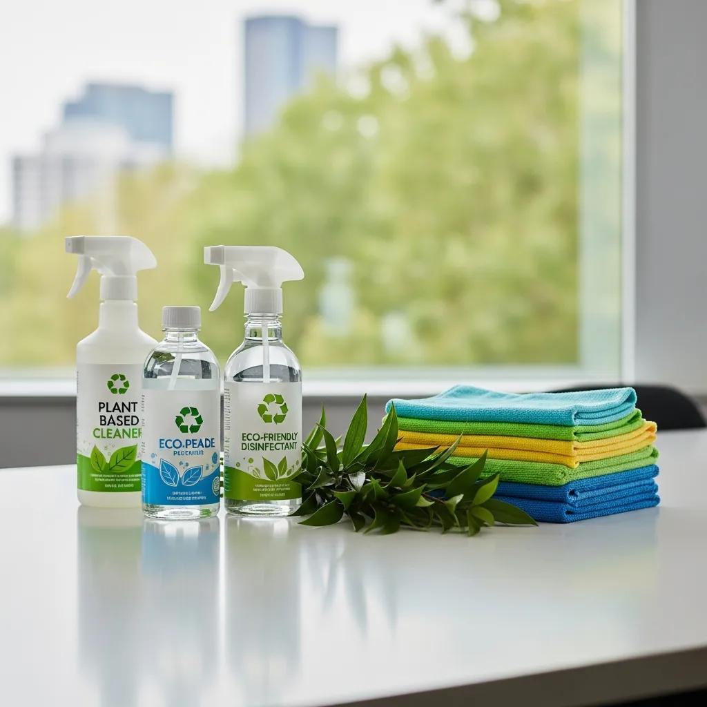 Eco-friendly cleaning products and responsible practices for commercial spaces