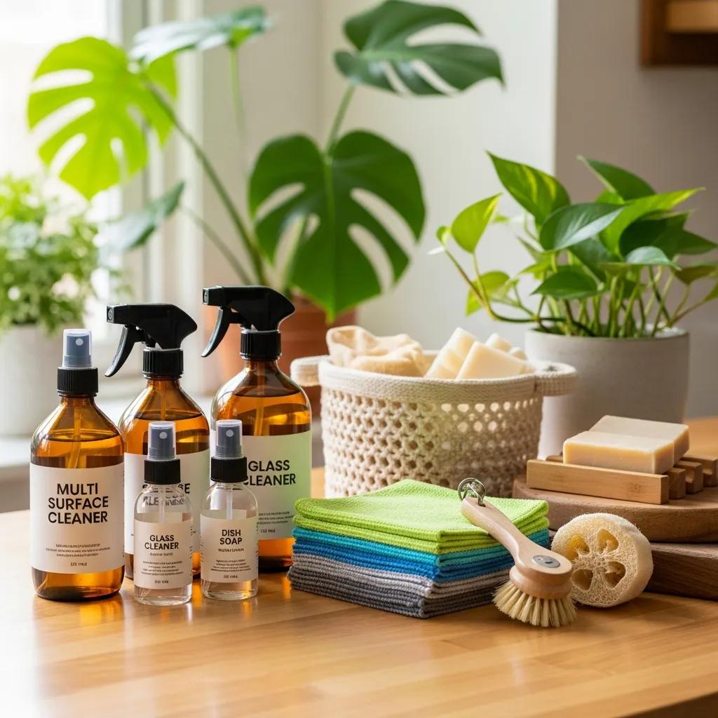 Eco-friendly cleaning products and methods for healthier office environments