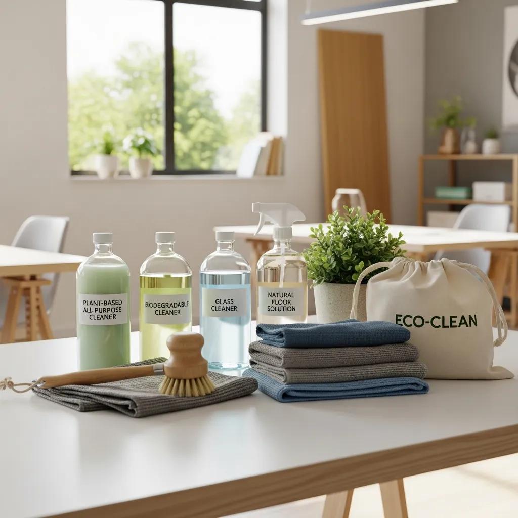 Eco-friendly cleaning products improving workplace health and sustainability