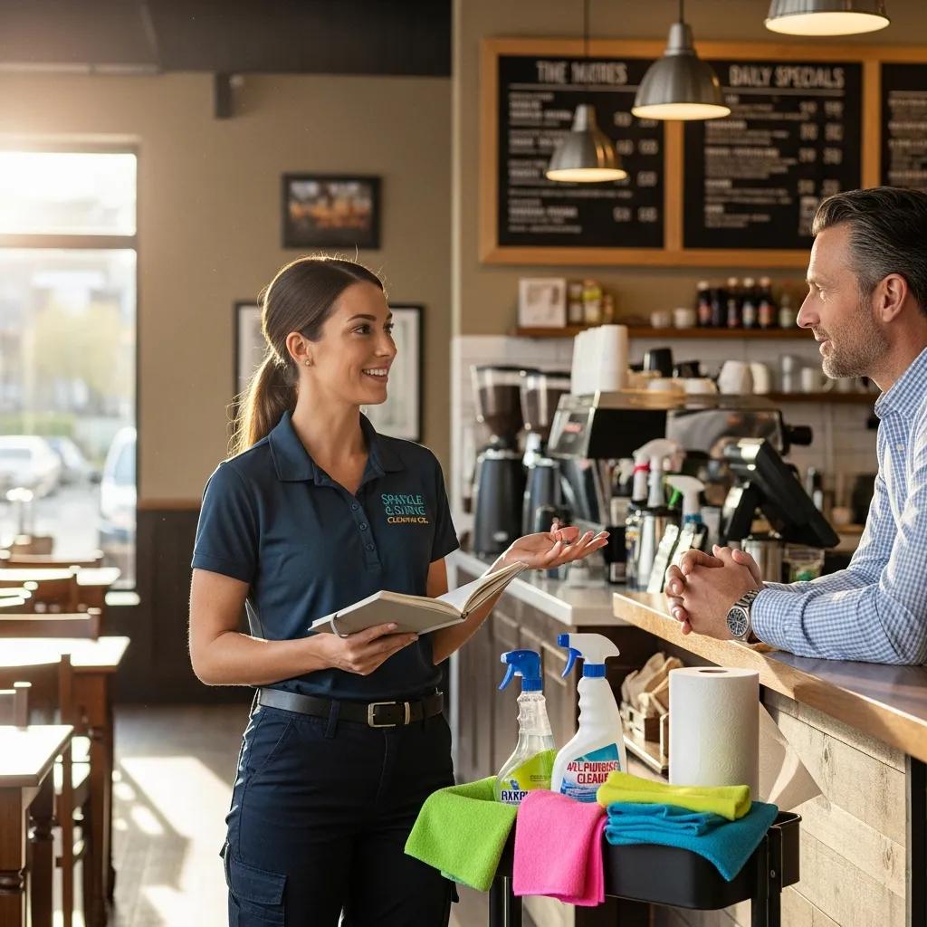 Local Divine Cleaning expert delivering personalised service in a commercial space