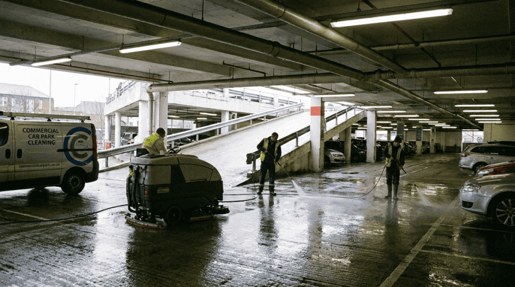 Commercial Car Park Cleaning