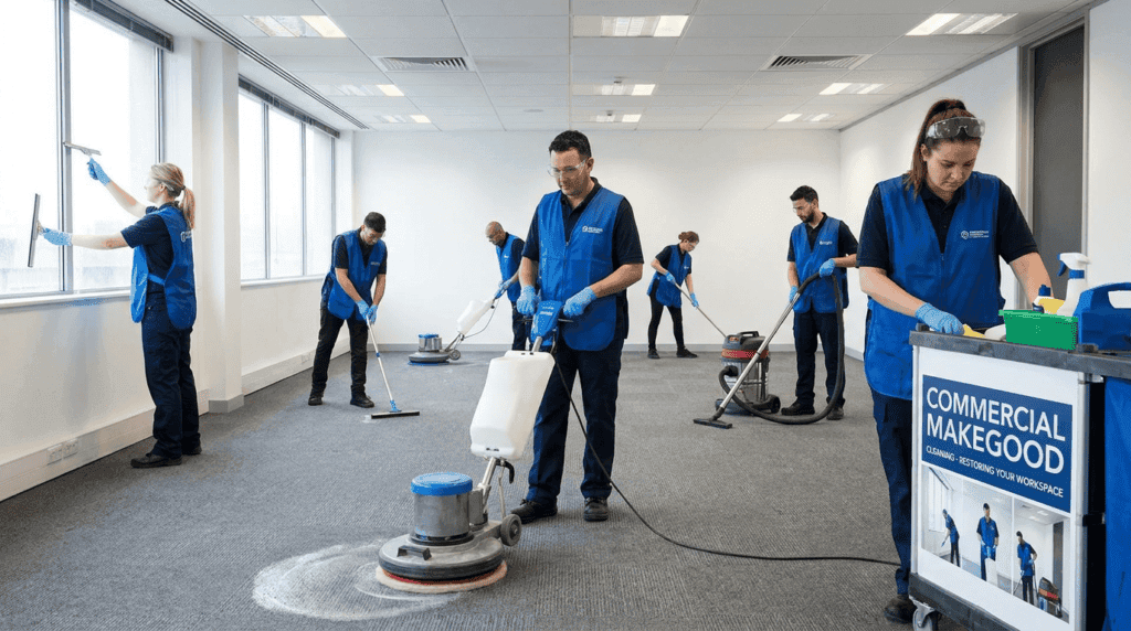 Commercial makegood cleaning
