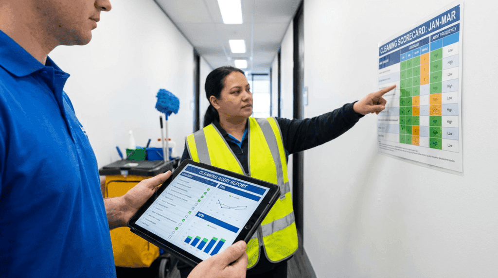 Cleaning audit and KPIs